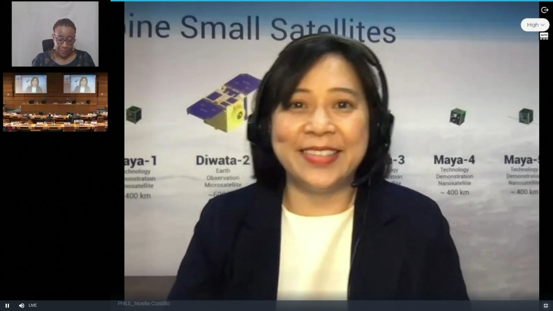 ATTY. NOELLE RIZA D. CASTILLO, DIRECTOR, SPACE POLICY AND INTERNATIONAL COOPERATION BUREAU